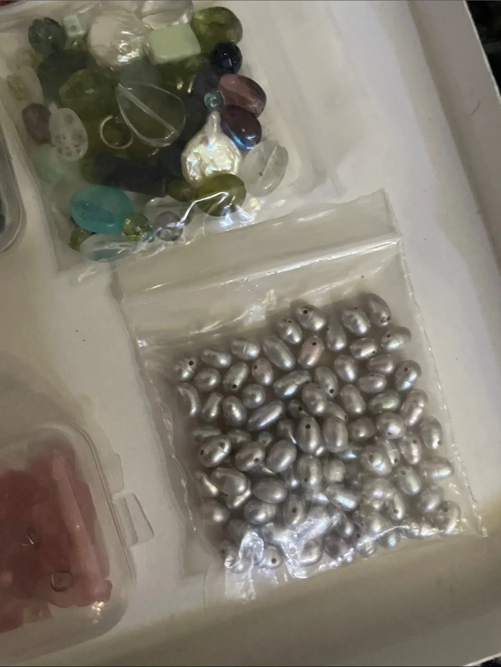 🖤5/$25 beads real pearl gemstone